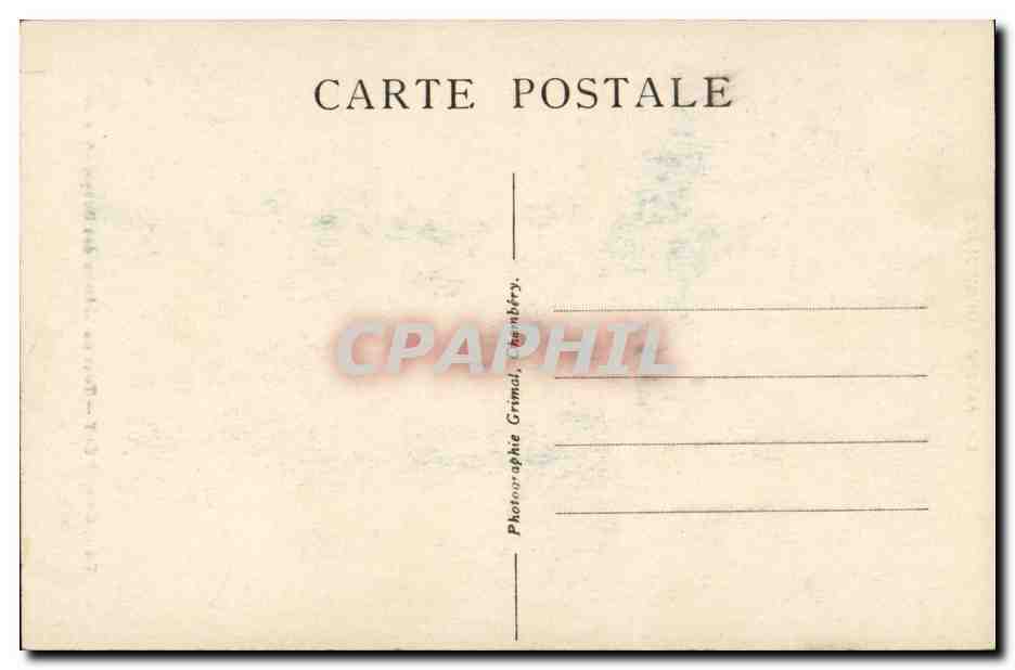Chambéry — Tour du Château des Ducs de Savoie — La Savoie Touristique, n°747 — Rückseite