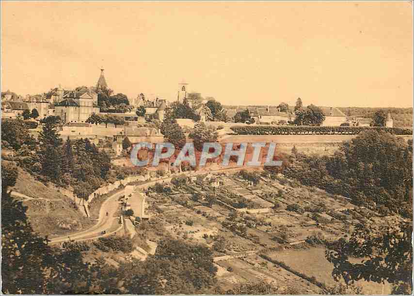 Avallon — Vue générale prise des Jardins près de la Morlande — Cités des Arts Photomécaniques, Paris