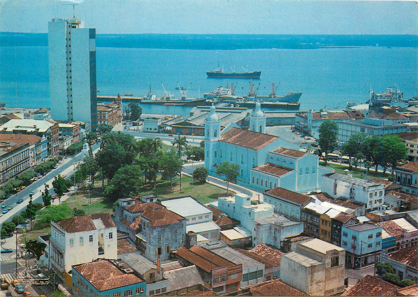 CPM Brasil Manaus AM main Church Square and Harbour