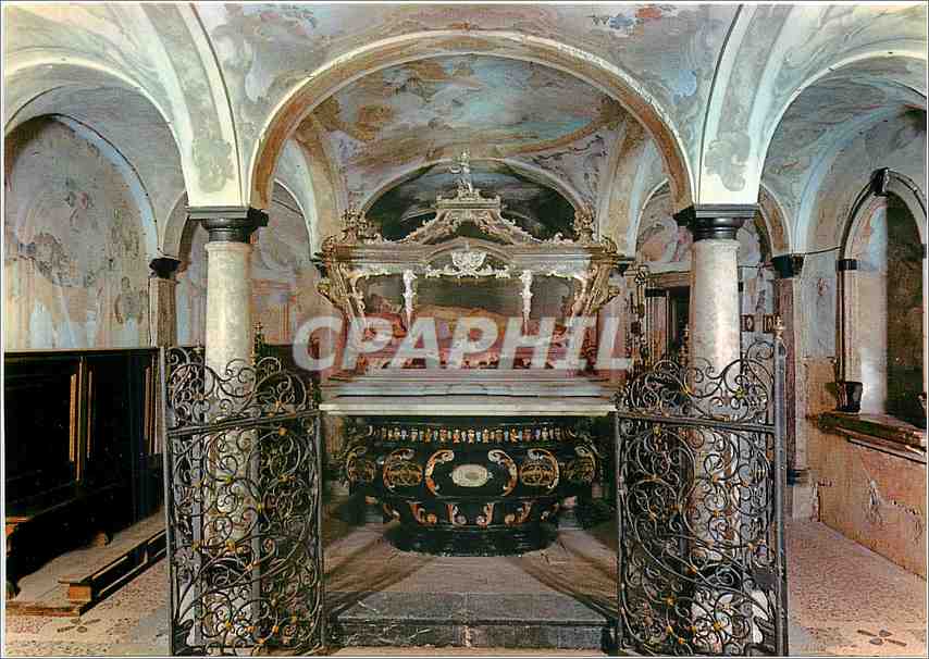 CPM Lago d'Orta Isola S Giullio Crypte de St Jules (Siecle XVII XVIII)