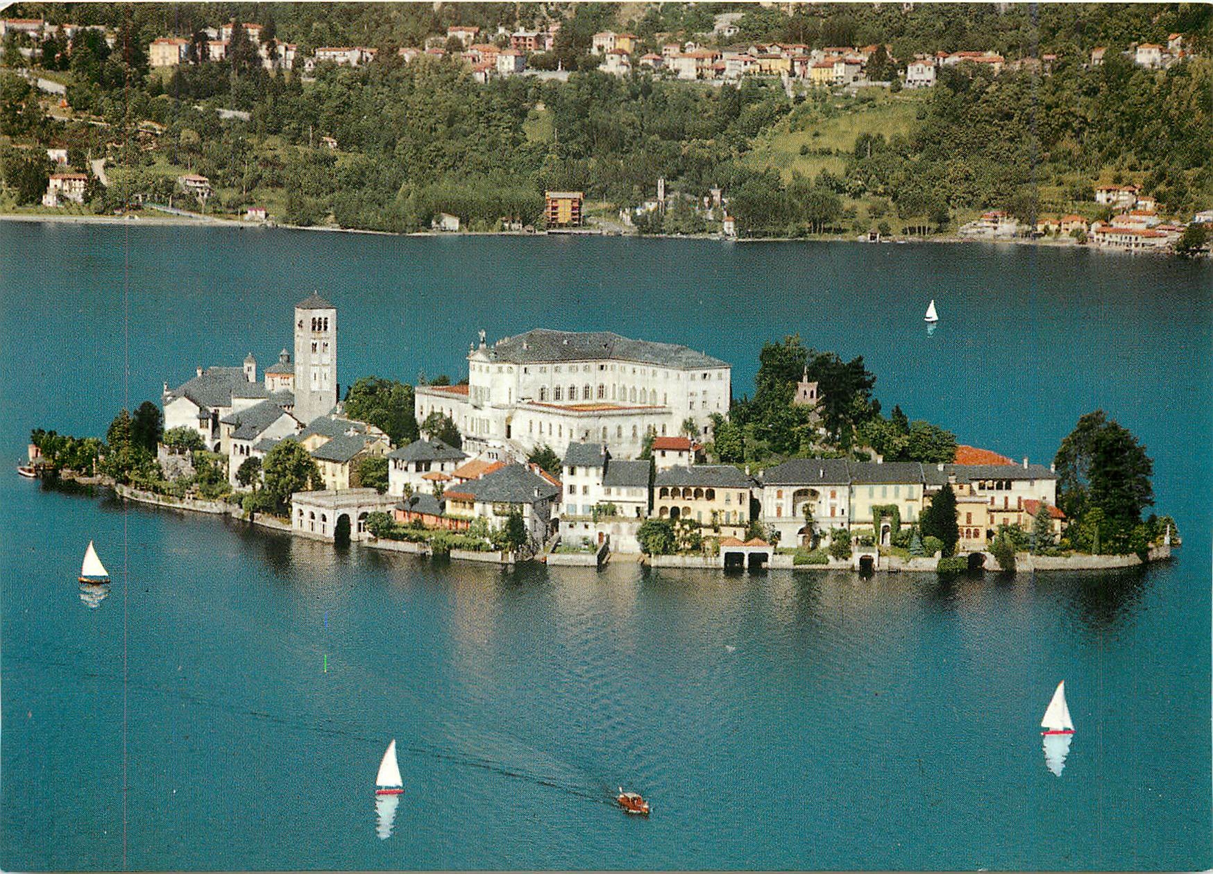 CPM Lago d'Orta Isola S Giullio Alzo e Prorio