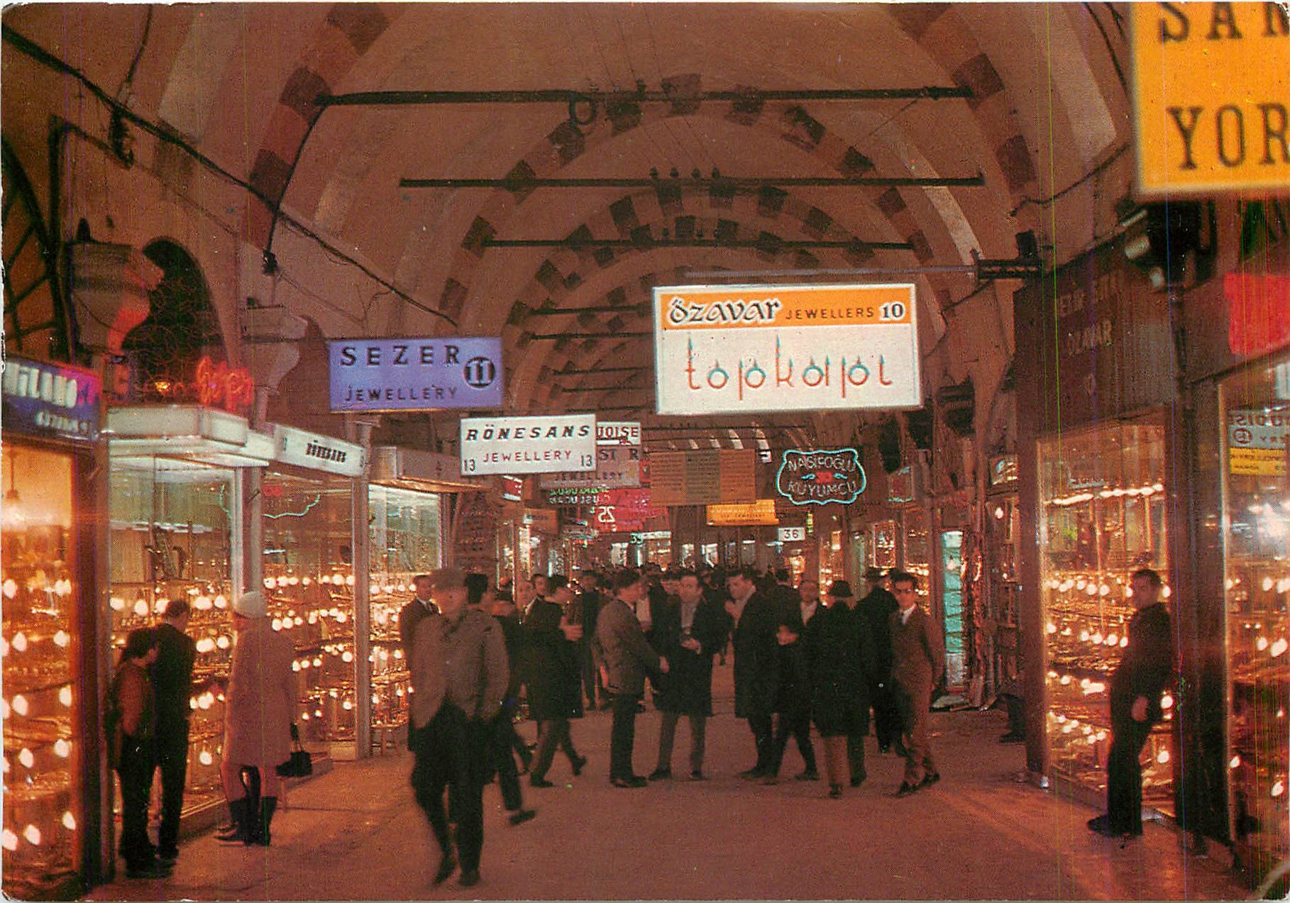 CPM Istanbul interieur de grand Bazar