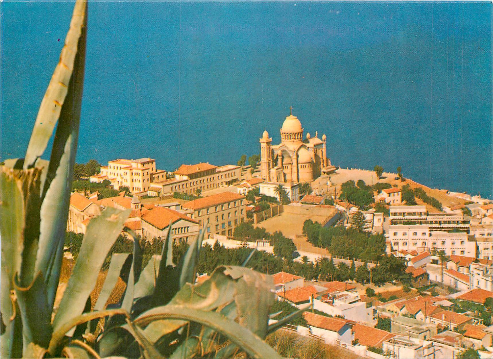 CPM Alger Vue sur notre Dame d'Afrique