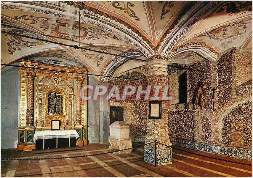 CPM Evora Portugal St Francis church Bones chapel XVIth Century