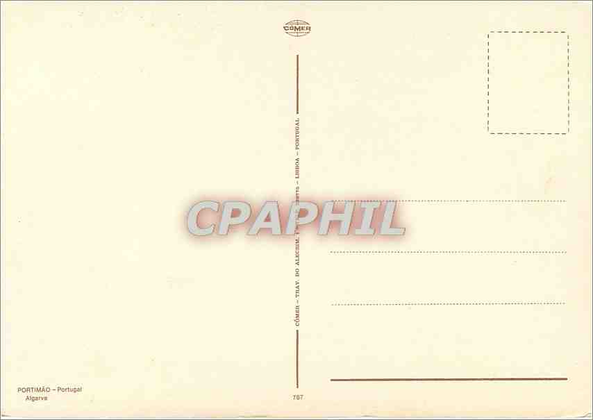 CPM Portimao Portugal Algave Bateaux de peche — Back