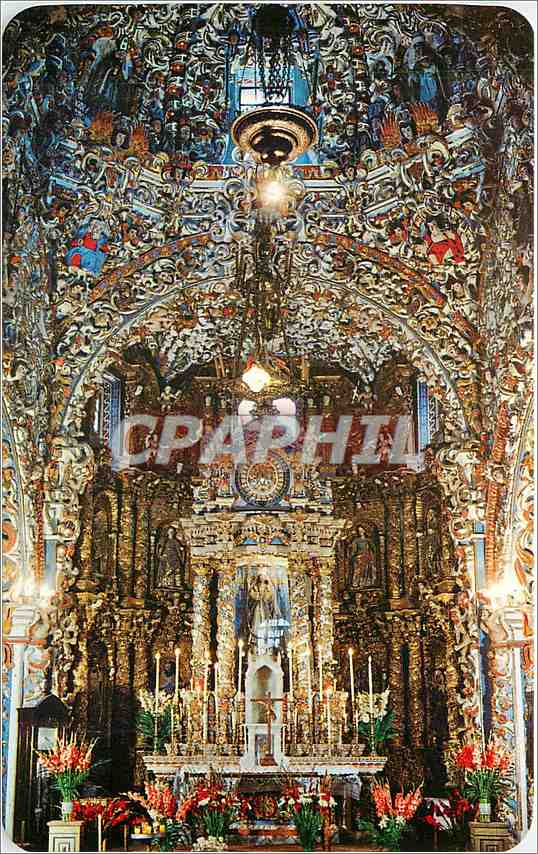 CPM Altar of the 16th Cntury Tonantzintla Church Mexico