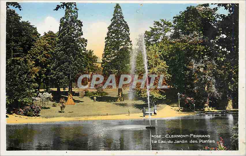CPM Clermont Ferrand le Lac du Jardin des Plantes