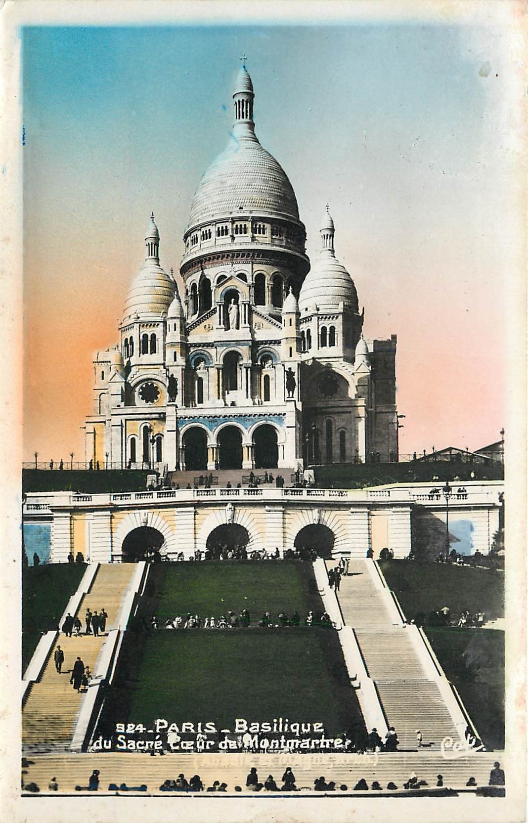 CPM Paris Basilique du Sacre coeur du Montmartre