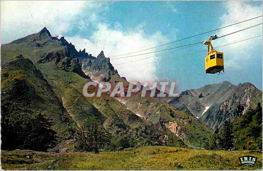 CPM L'Auvergne Le Sancy et le telepherique (alt 1886 m)