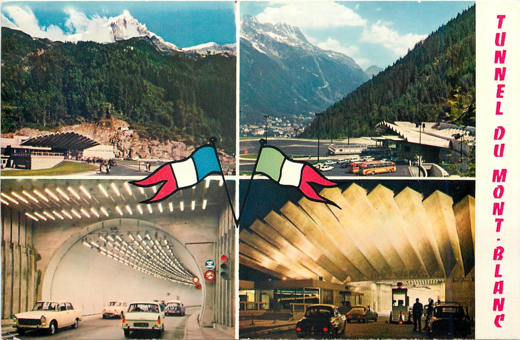 CPM Chamonix Mont Blanc Tunnel du Mont Blanc reliant chamonix Mont Blanc (France)a entreves Courmaye
