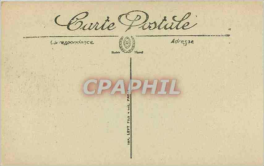 CPA Vittel Un coin du Parc — Rückseite