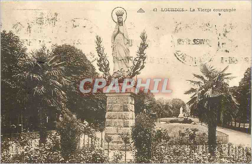 Lourdes - La Vierge couronnée — éditeur anonyme, n°42