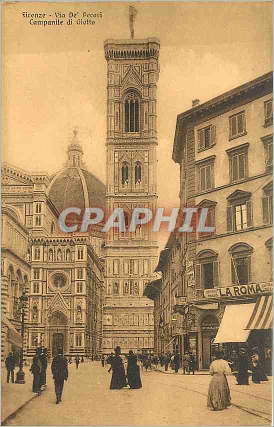 CPA Firenze Via de Pecori Companile du Giotto