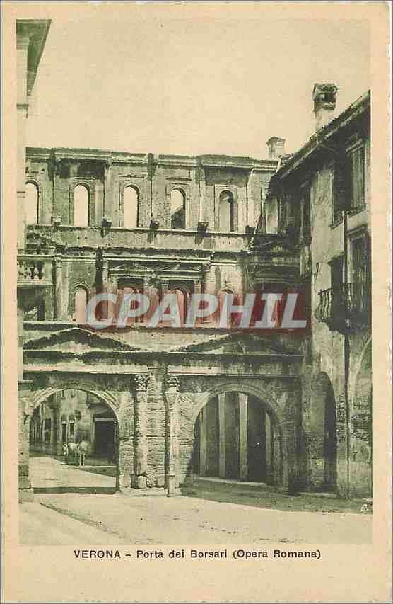 CPA Verona Porta dei Barsari (Opera Romana)
