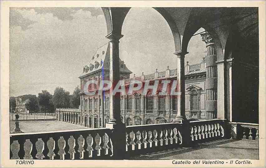CPA Torino Castello del Valentino Il Cortile