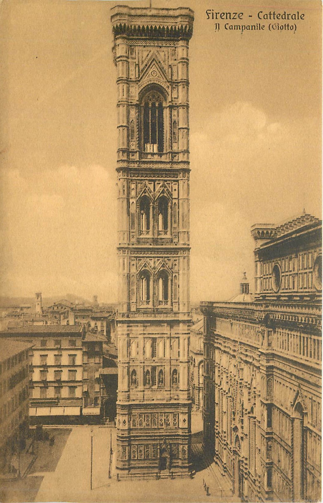 CPA Firenze Cathedrale Il Campanile (Ciotto)