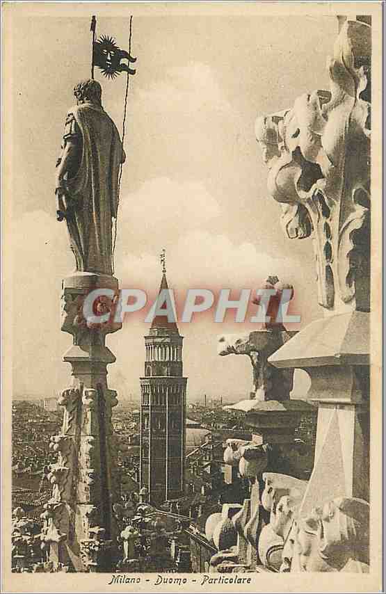 CPA Milano Duomo Particalare