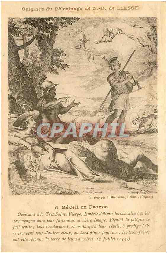 Origines du Pèlerinage de N.-D. de LIESSE — 5. Réveil en France — Phototypia J. Bienaimé, Rains (Ophase)