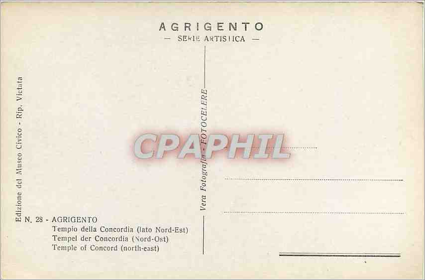 CPA Agrigento Temple of Concord (Nrth east) — Back