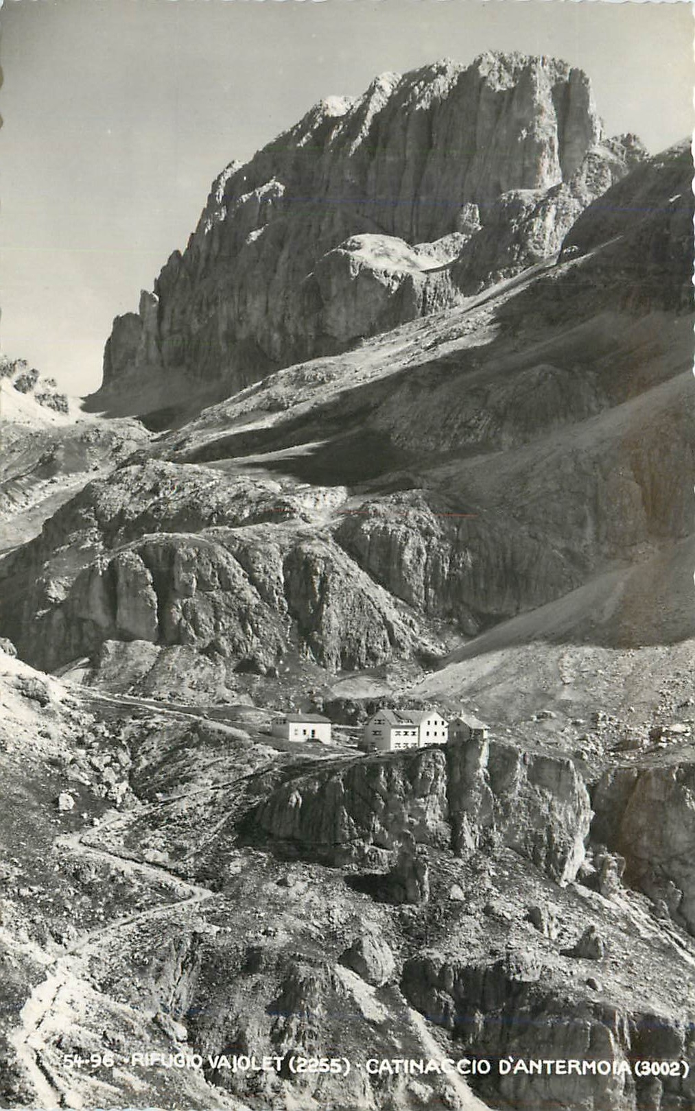 CPA Rifugio (2255) Catinaccio d'Antermoia (3002)