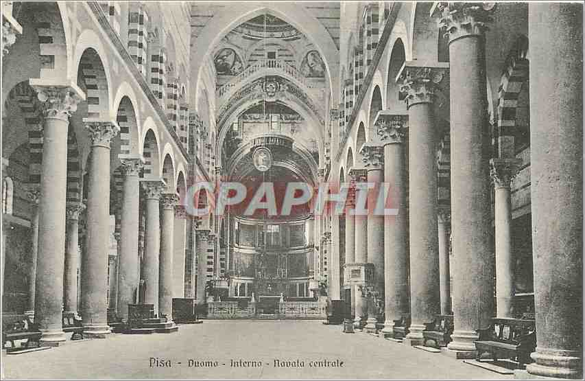 CPA Pisa Duomo Iterno Navala Centrale