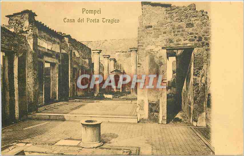 CPA Pompei Casa del Poeta Tragico