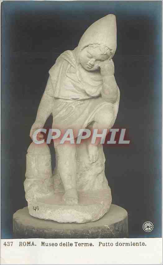 CPA Roma Museo delle Terme Putto dormiente