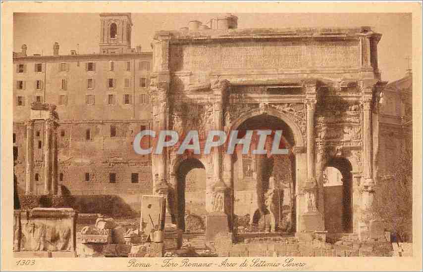 CPA Roma Foro Romano Arco di Settimio Sovero