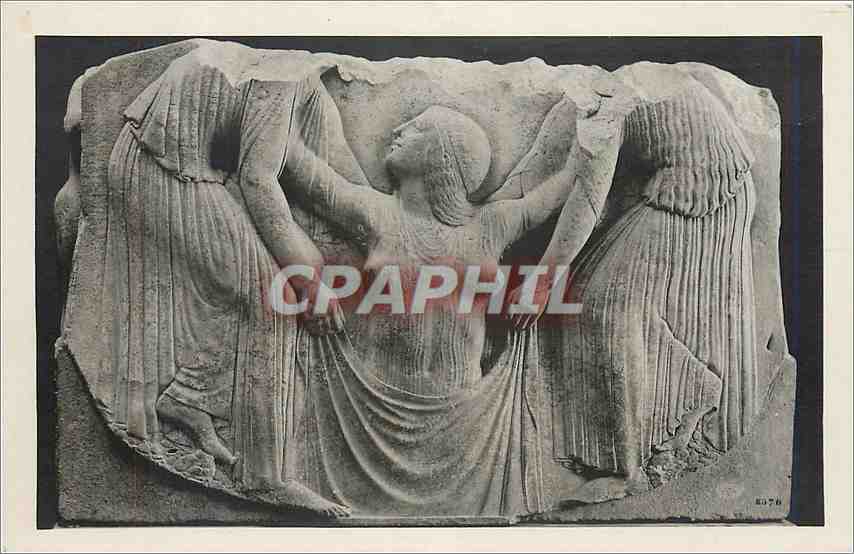 CPA Roma Mnaco Nazionale Romano Trono Ludovisi Nascita di Afrodite(Arte greca Arcaica)