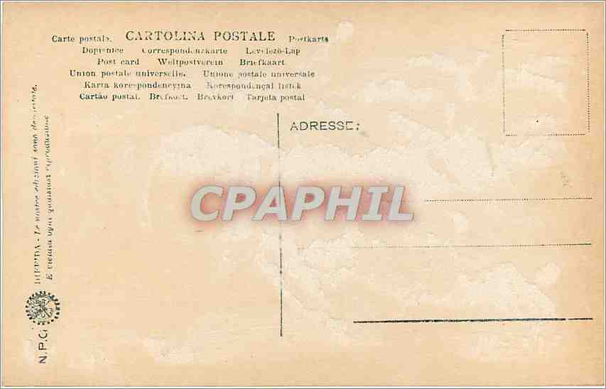 CPA Venezia Museo Correr Visita della Vergine a S eLISABETTA cARPACETO — Rückseite