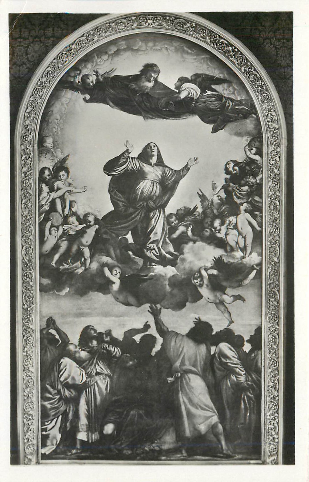 CPA Venezia Basilica di S Maria Gloriosa dei Frari L'Assanta (Tiziano)
