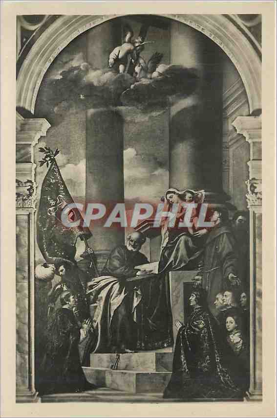 CPA Venezia Chiesa di S Maria Gloriosa dei Frari Madonna di Ca Pesaro
