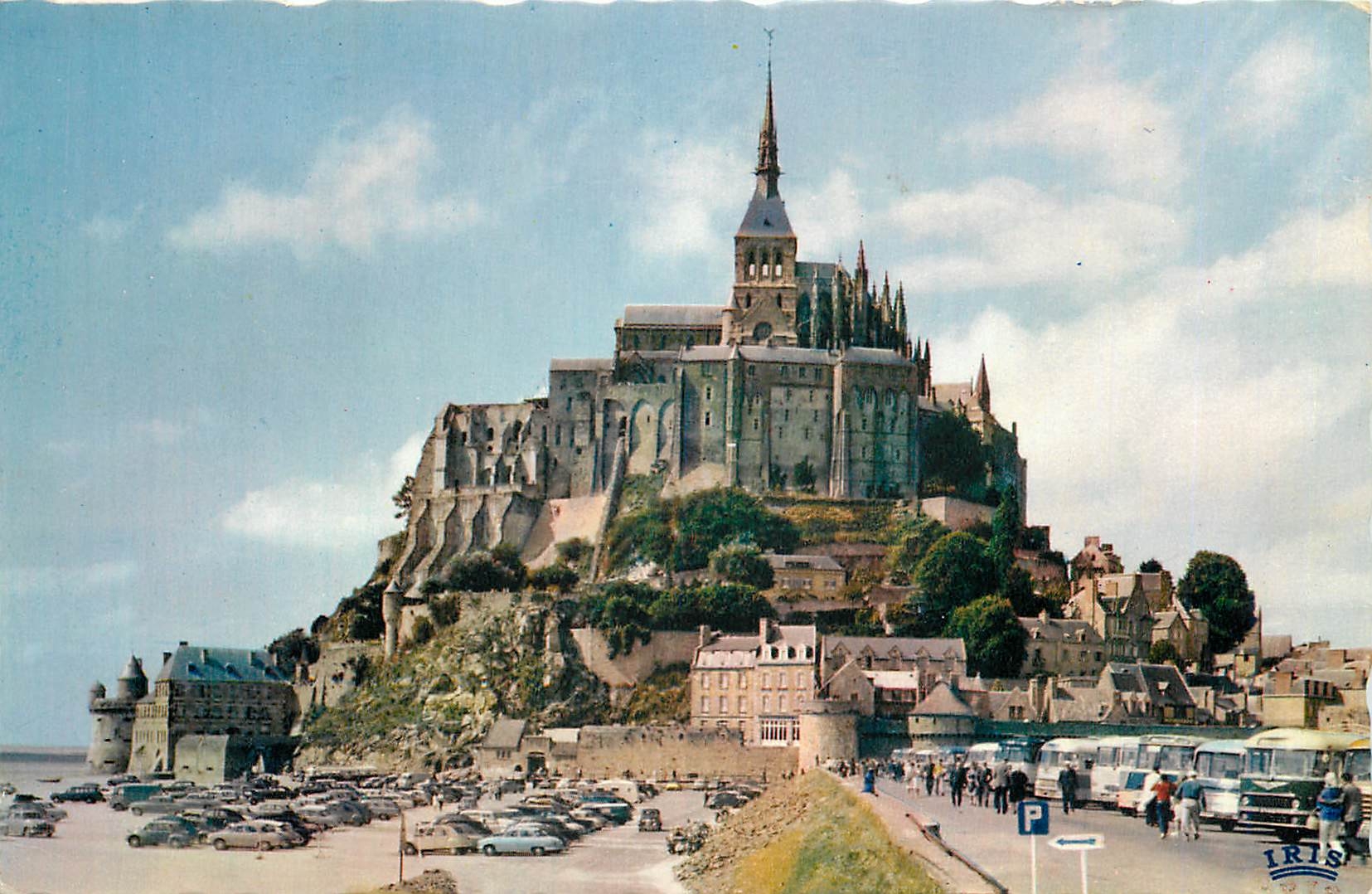 Mont Saint-Michel — vue de la façade ouest — IRIS