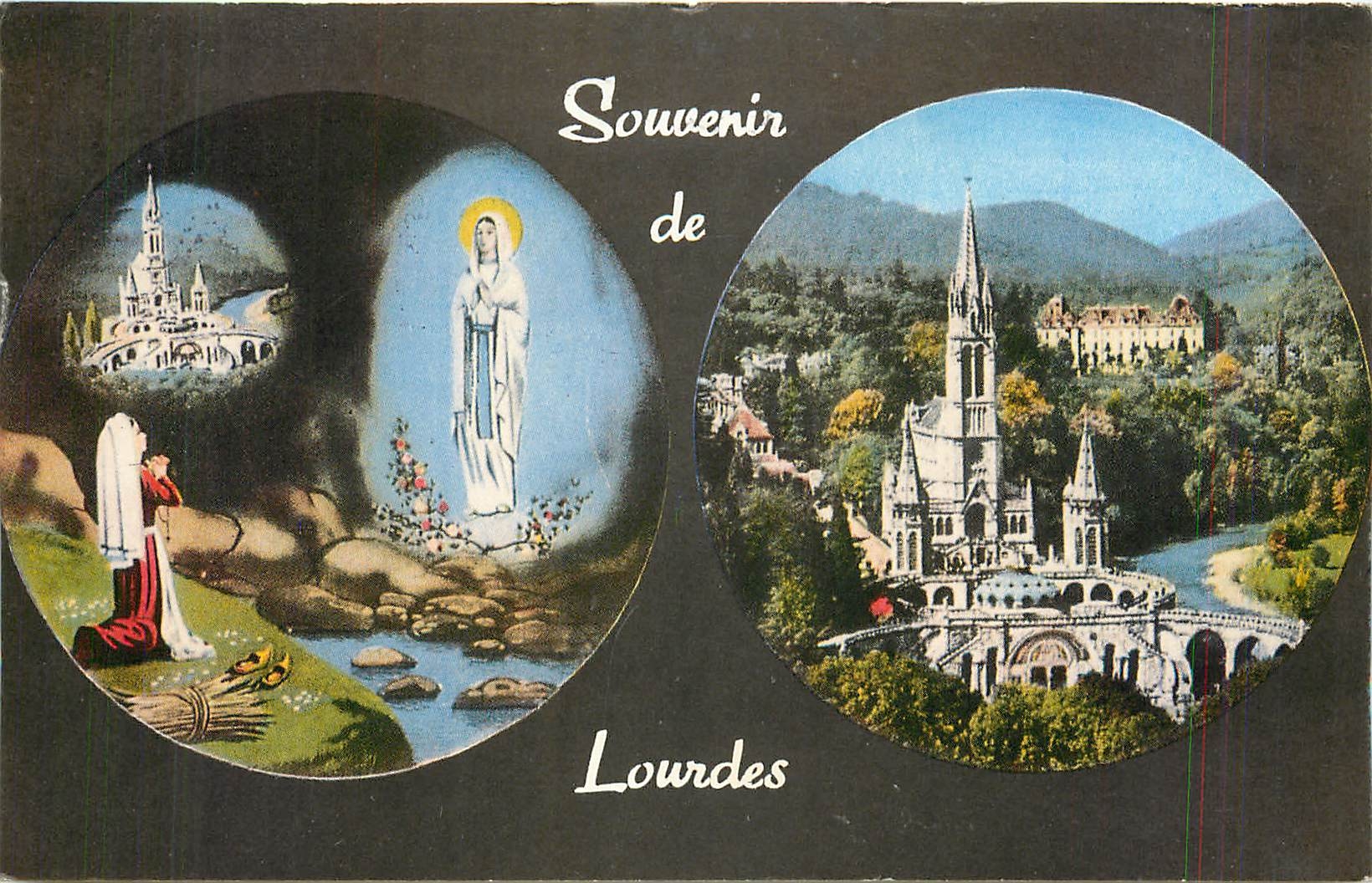 CPM Souvenir de Lourdes