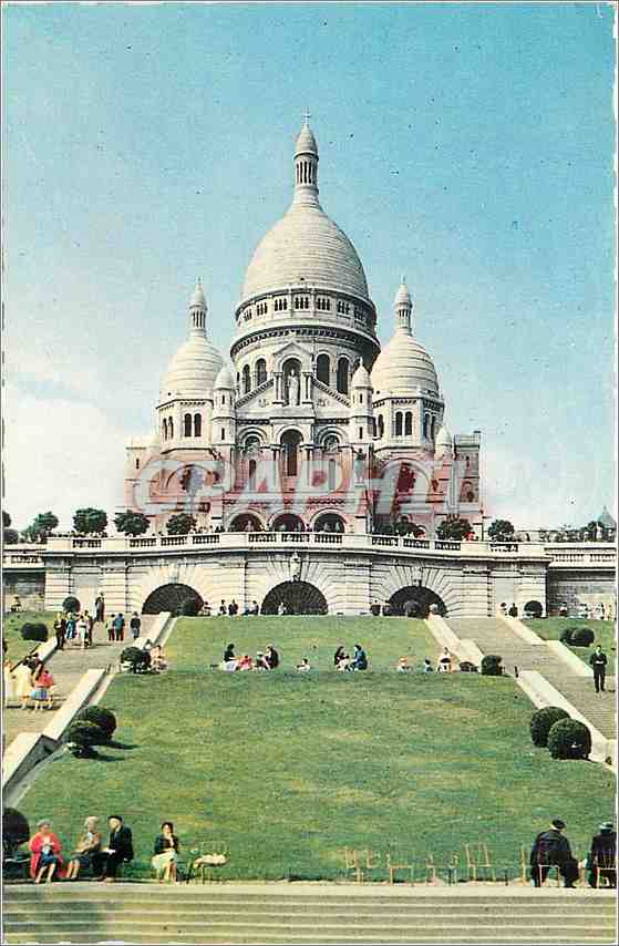 CPM Paris La Basilique du Sacre Coeur
