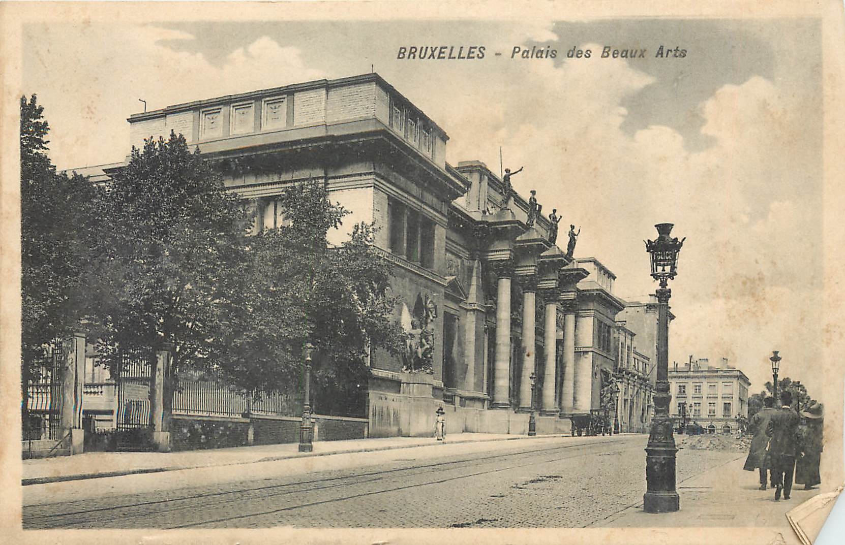 CPA Bruxelles Palais des Beaux Arts