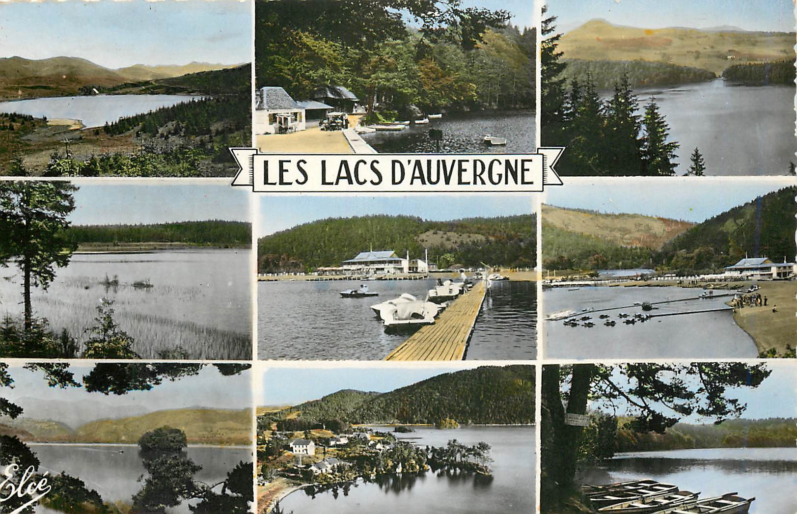 CPM Les Lacs d'Auvergne Lac guery Lac Serviere Lac Chambon