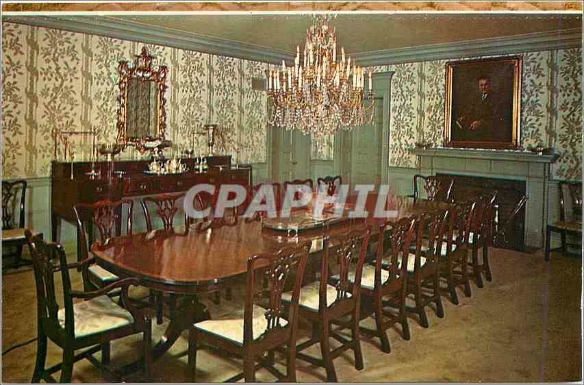 CPM Interior of Arkansas Governor's Mansion Little Rock Ark
