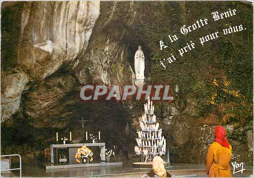 CPM Lourdes La Grotte Miraculeuse