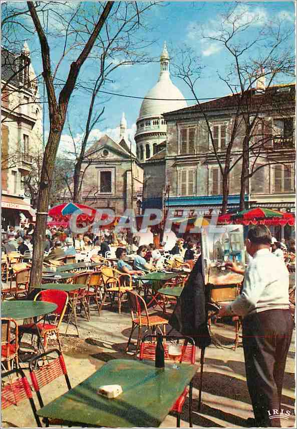 CPM Paris La Place du Tertre