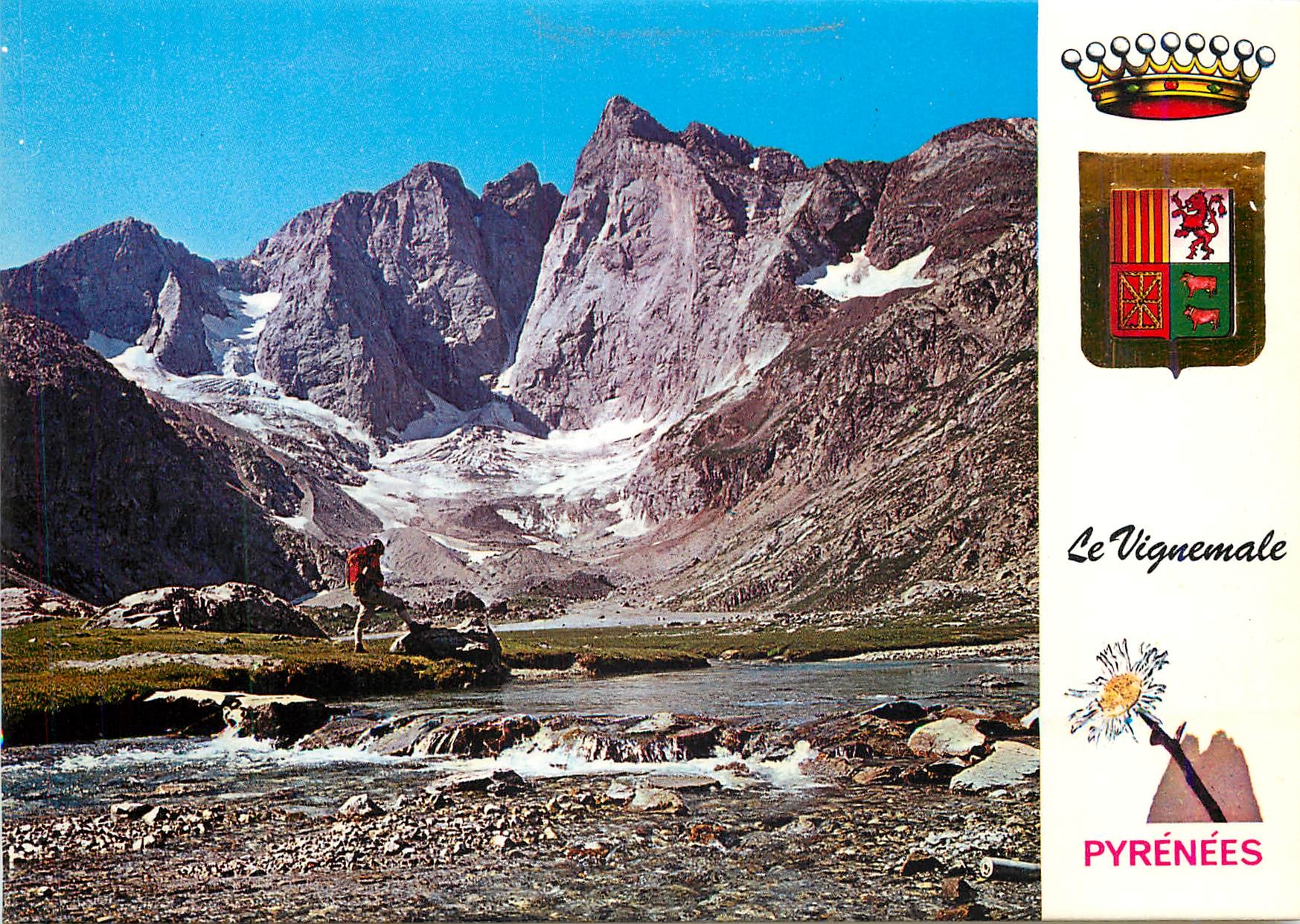 Le Vignemale — Glacier des Oulettes et Face Nord du Vignemale (Alt. 3298 m.) — Éditeur FISA, Barcelone