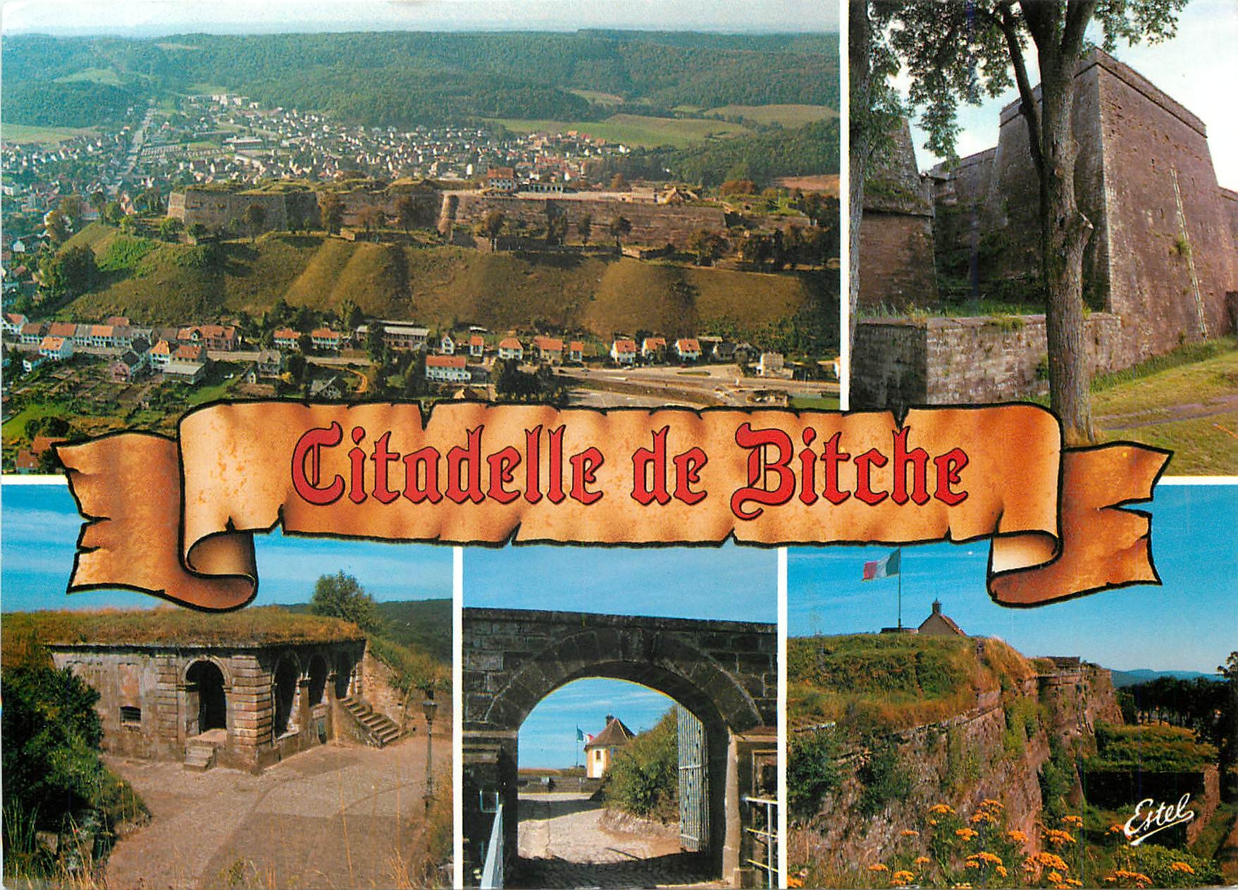 Citadelle de Bitche — Éditeur Estel, n° de série 3617 W