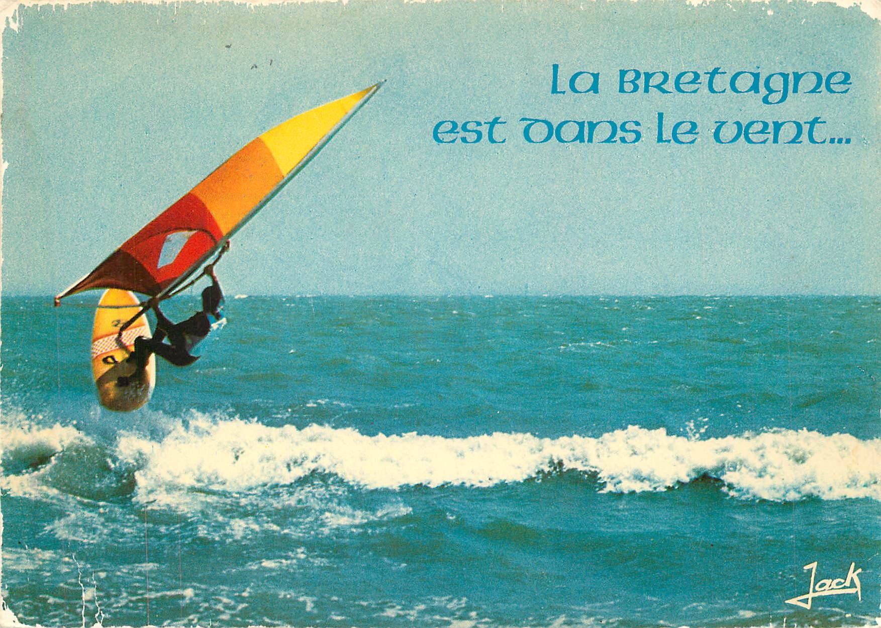 CPM La Bretagne dans le Vent Planche a voile