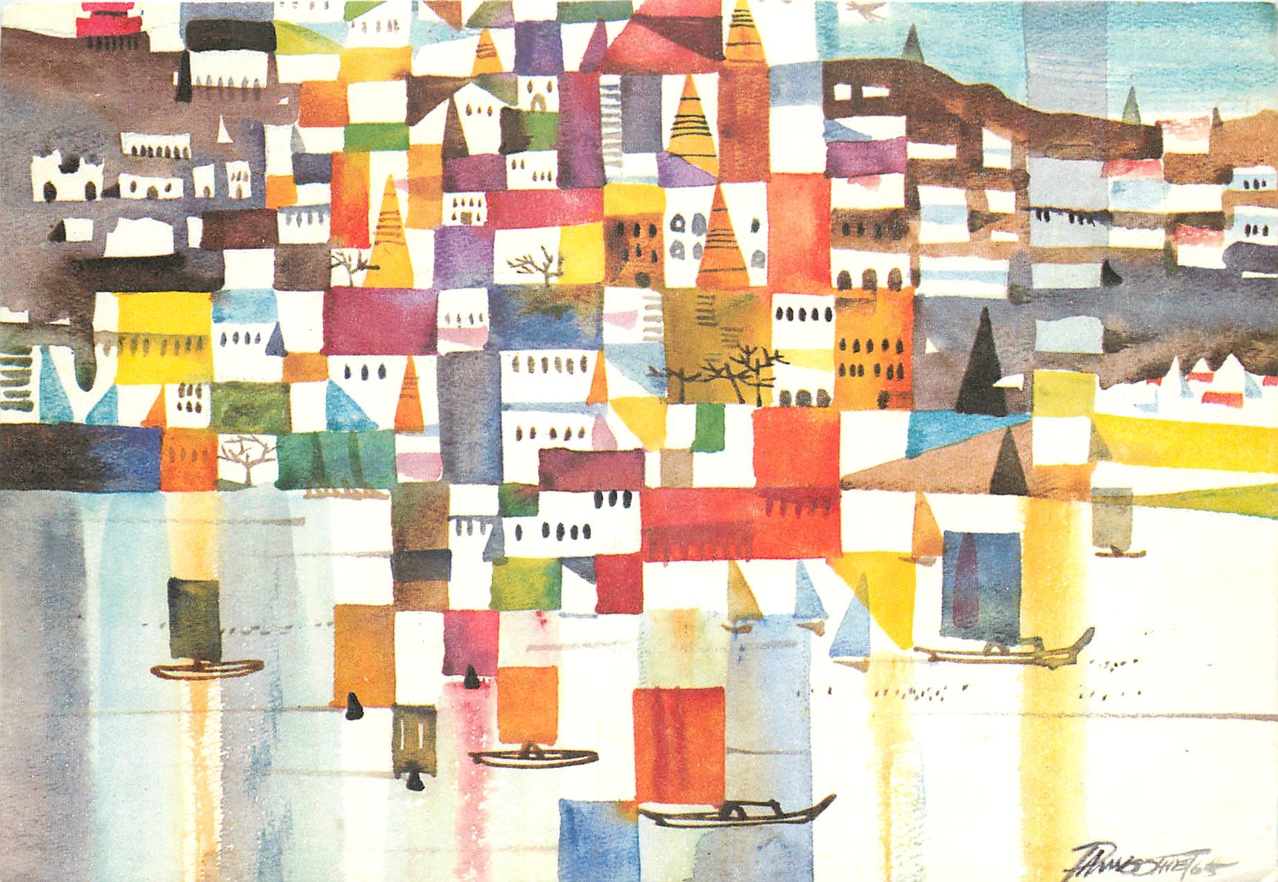 CPM Peinture Bateaux