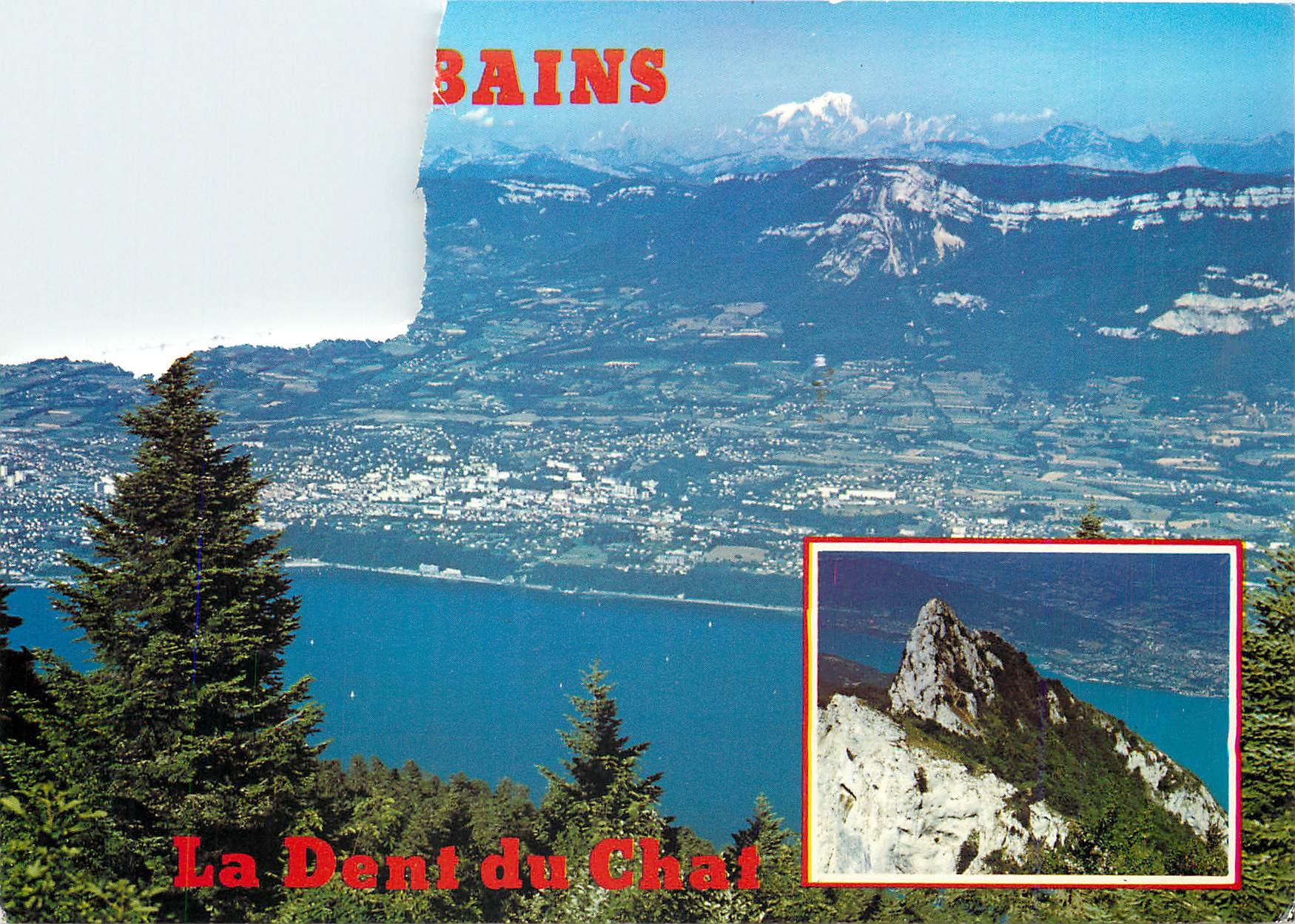 CPM Aix les Bains et le Lac du Bourget (Savoie) Vue generale depuis le relais de television