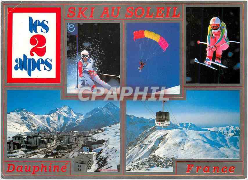CPM Dauphine France Alt 1650 m 3568 m Ski