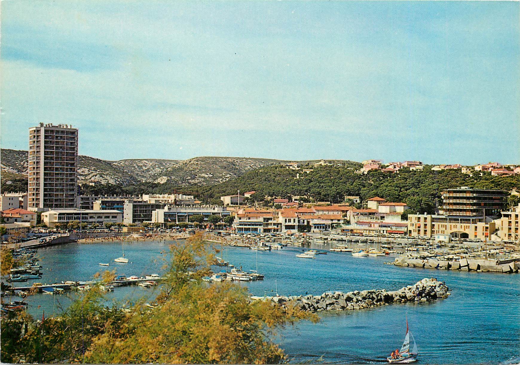 CPM La Cote Bleue Carry le Rouet Panorama sur le Port