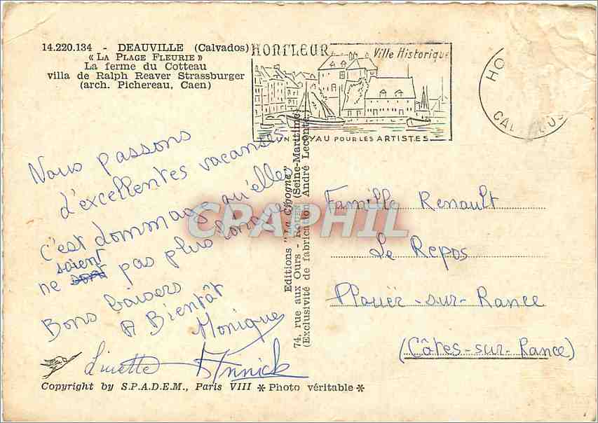 La Cigogne — Villa de Ralph Reaver Strassburger — Éditions Vau — Verso