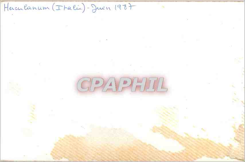 Photo Italie Juin 1987 — Verso