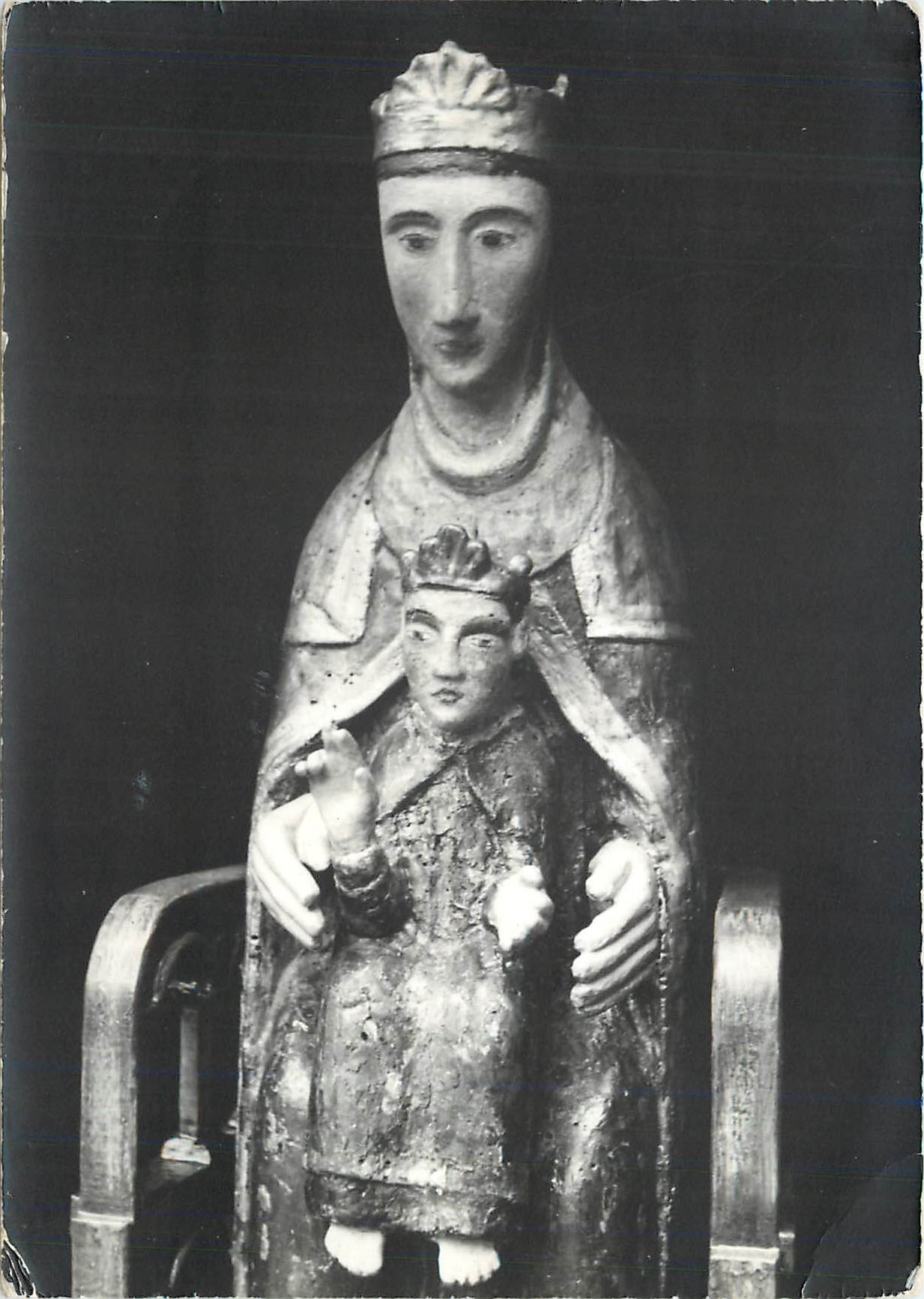Notre-Dame de la Ferrière — Vierge en bois, du XIe siècle — Éditions d'Art JOS Le Darré